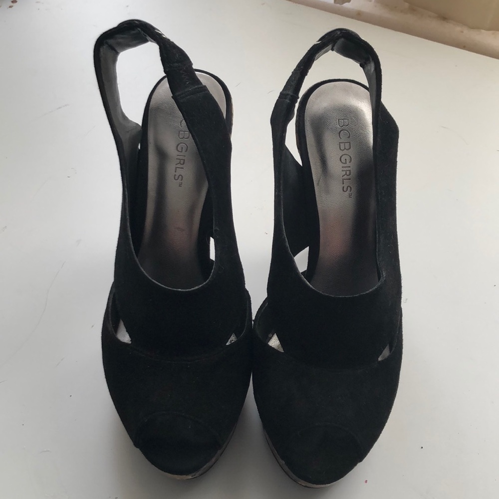 BCBGirls platform shoes size 7 1/2 B / 37 1/2